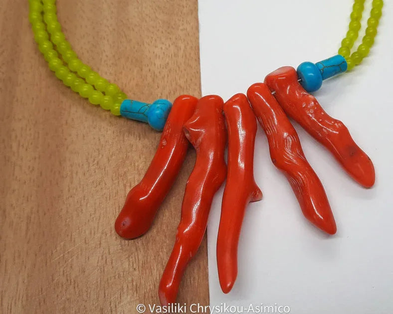 Coral necklace My store