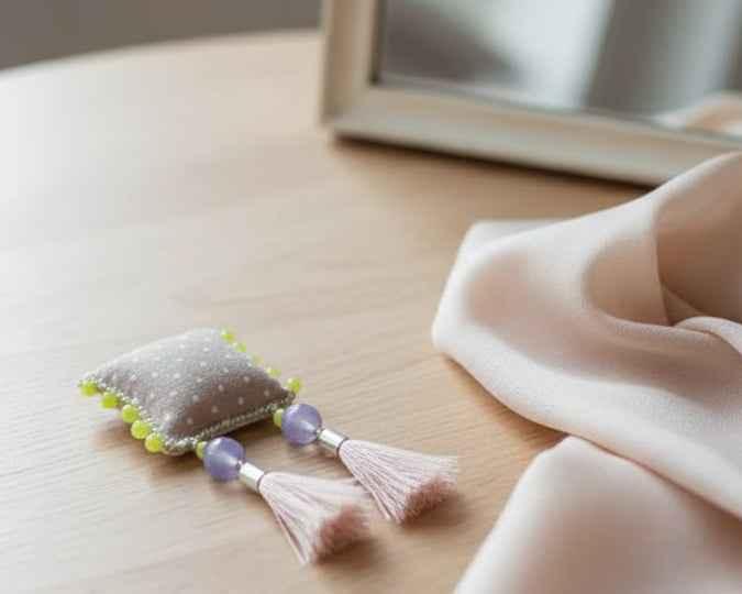 Polka Dot Handmade Brooches