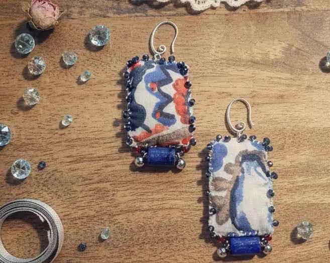 Handmade boho earrings