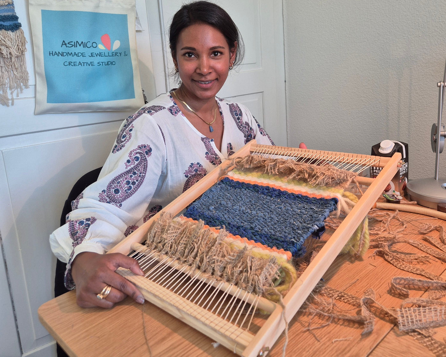 Weave Your Own Purse Workshop - Asimico Handmade Jewellery & Creative Studio