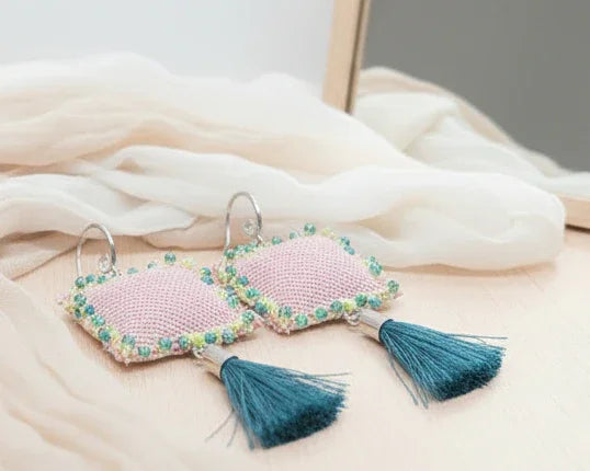 Hand Sawn Earrings - Asimico Handmade Jewellery & Creative Studio