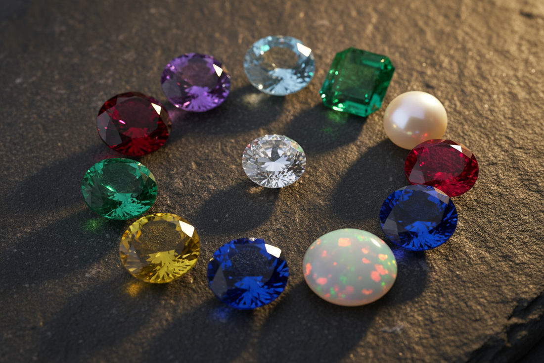 The Complete Guide to Birthstones: Origins, Meanings, Analysis & Fun Facts - Asimico Handmade Jewellery & Creative Studio