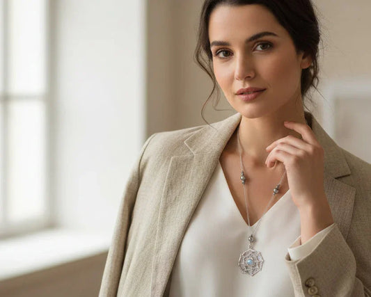 White Lotus Necklace My store