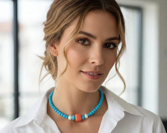 Turquoise necklace My store