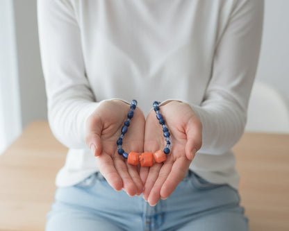 Blue Coral Necklace My store