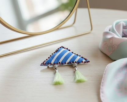 Striped Handmade Brooches My Store