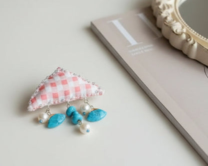 Country Pink Handmade Brooches My Store