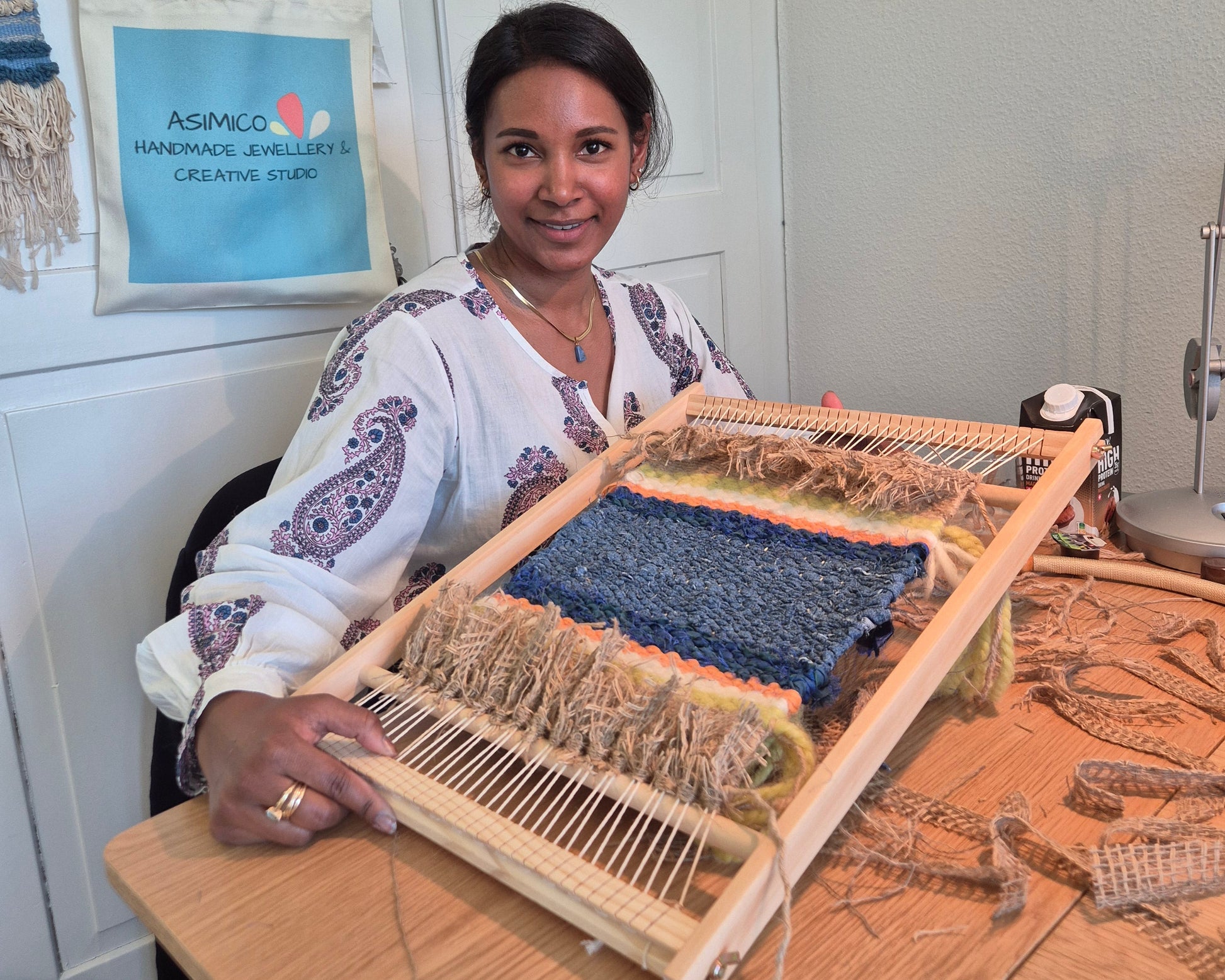 Weave Your Own Purse Workshop - Asimico Handmade Jewellery & Creative Studio