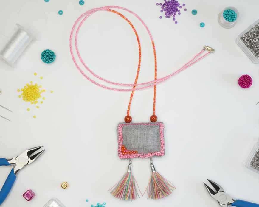 Polka Dots Lucky charm Necklace