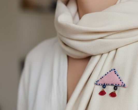 Country Red Handmade Brooches My Store