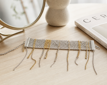 Tiger Wave Chain Bracelet - Asimico Handmade Jewellery & Creative Studio
