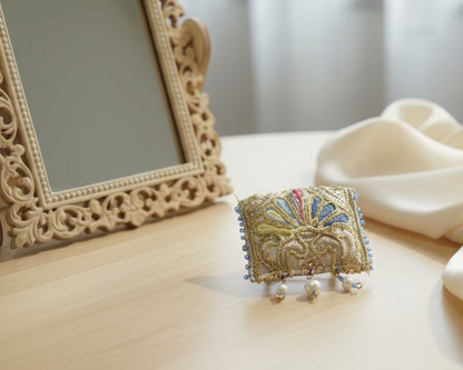 Golden Handmade Brooches - Asimico Handmade Jewellery & Creative Studio