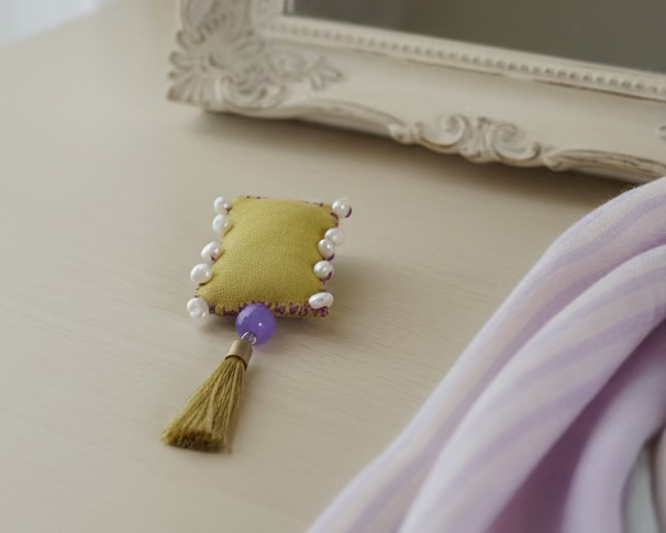 Olive Green Handmade Brooches My Store