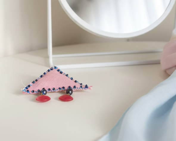 Country Red Handmade Brooches My Store