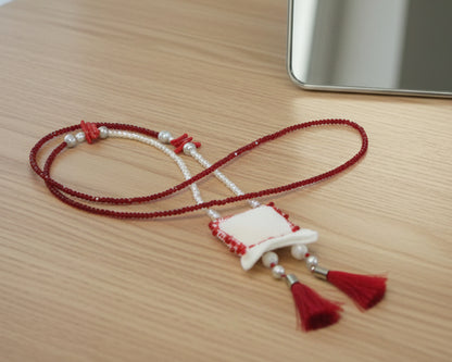 Red Lucky Charm Necklace