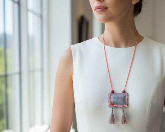 Polka Dots Lucky charm Necklace