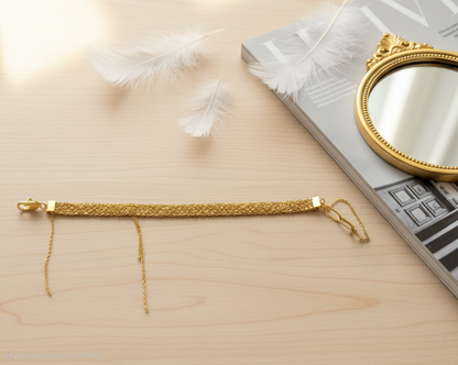 Thin Gold Chain Bracelet - Asimico Handmade Jewellery & Creative Studio
